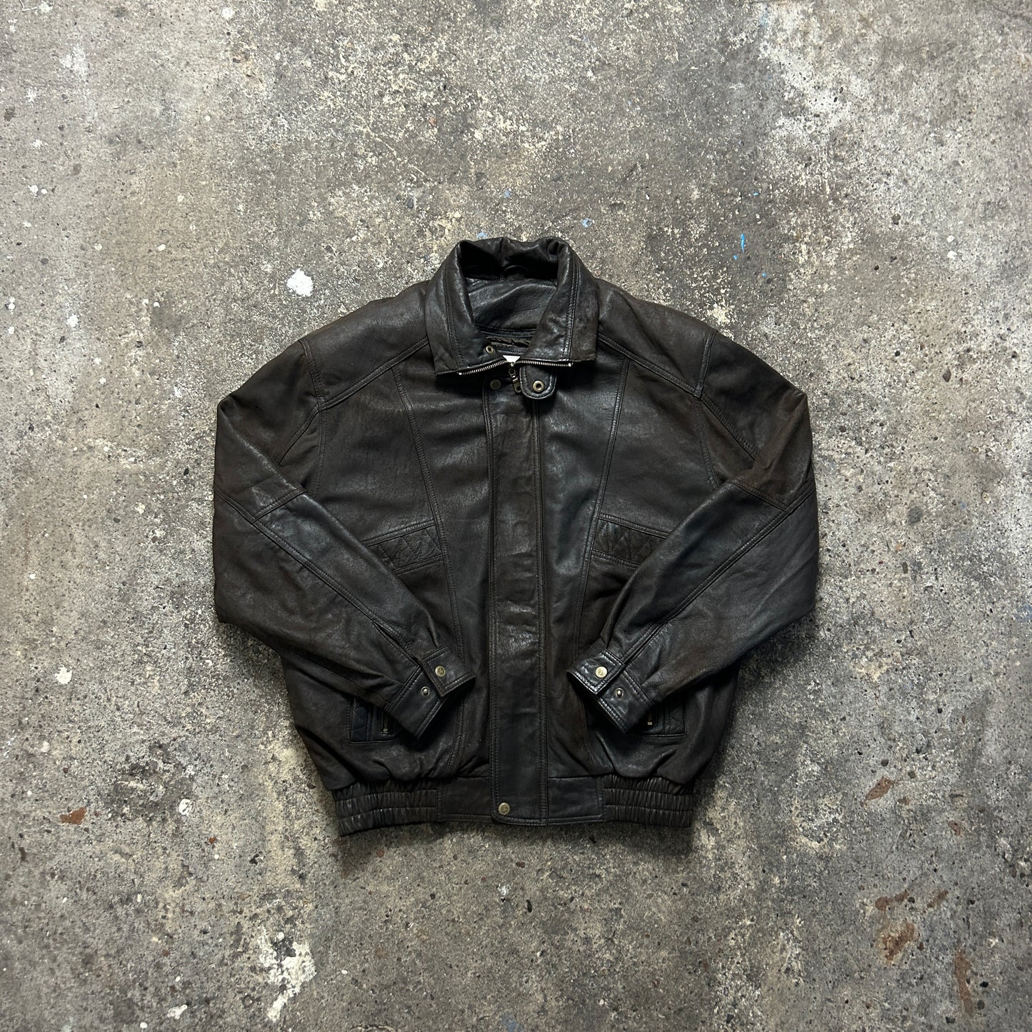 Vintage Leather Jacket (L)