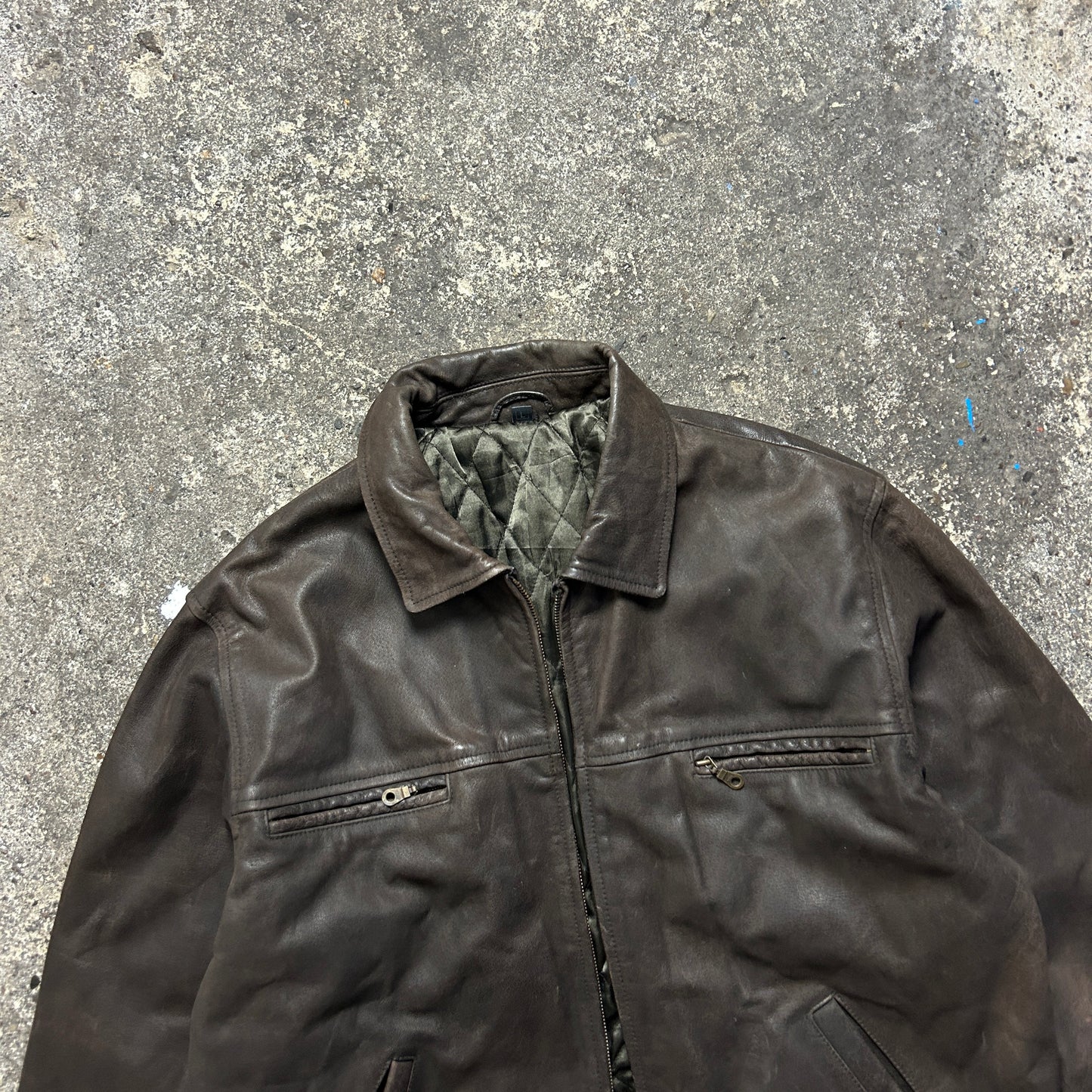Vintage Leather Jacket (L)