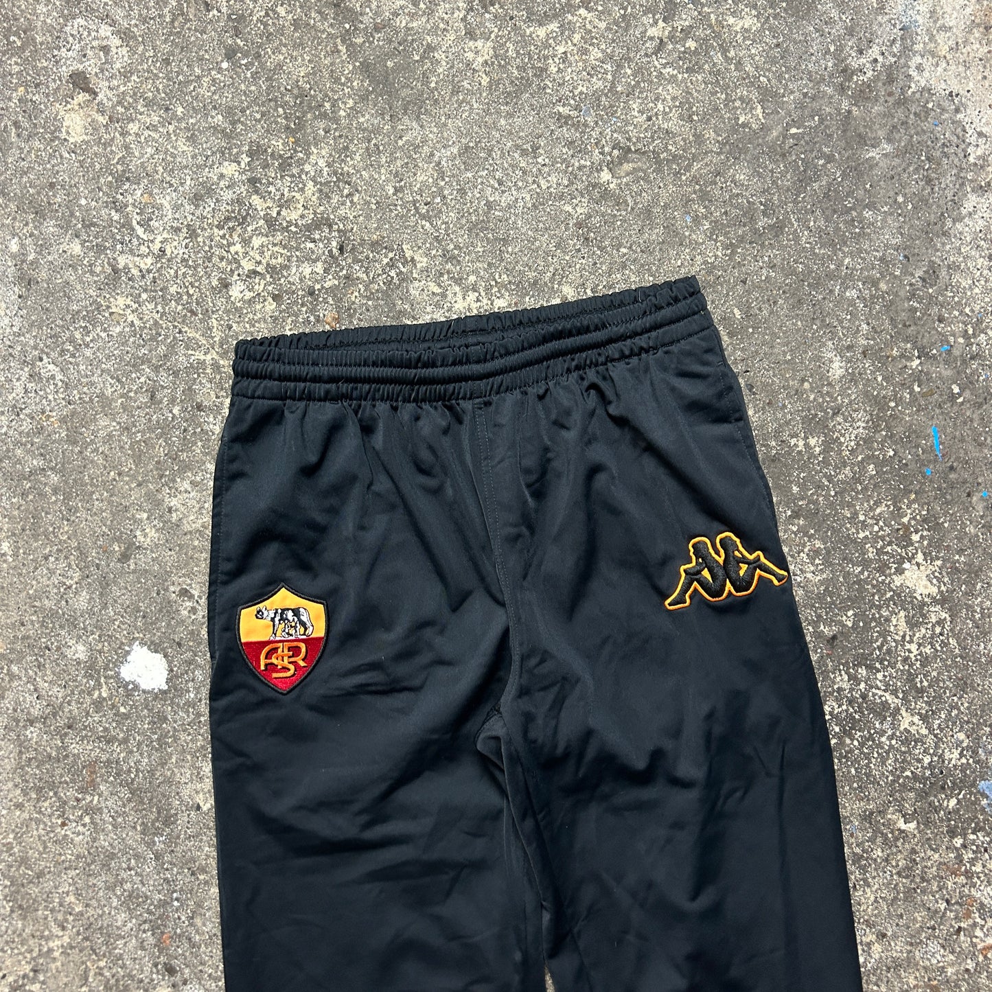 Vintage Kappa AS Roma Trackpants (XXS)