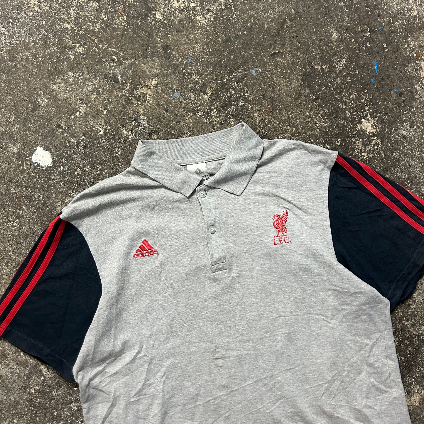 Vintage Adidas Liverpool Polo Shirt (L)