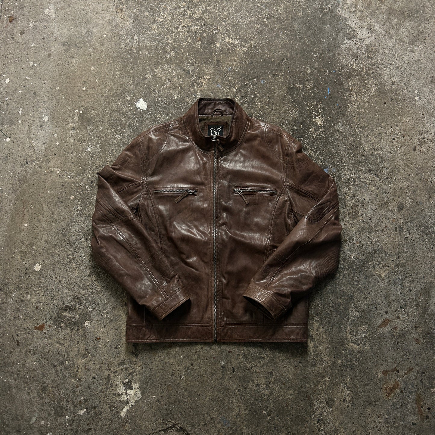 Vintage Leather Jacket (M)