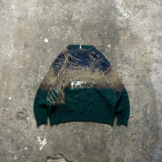 Vintage Knit Sweater (XL)