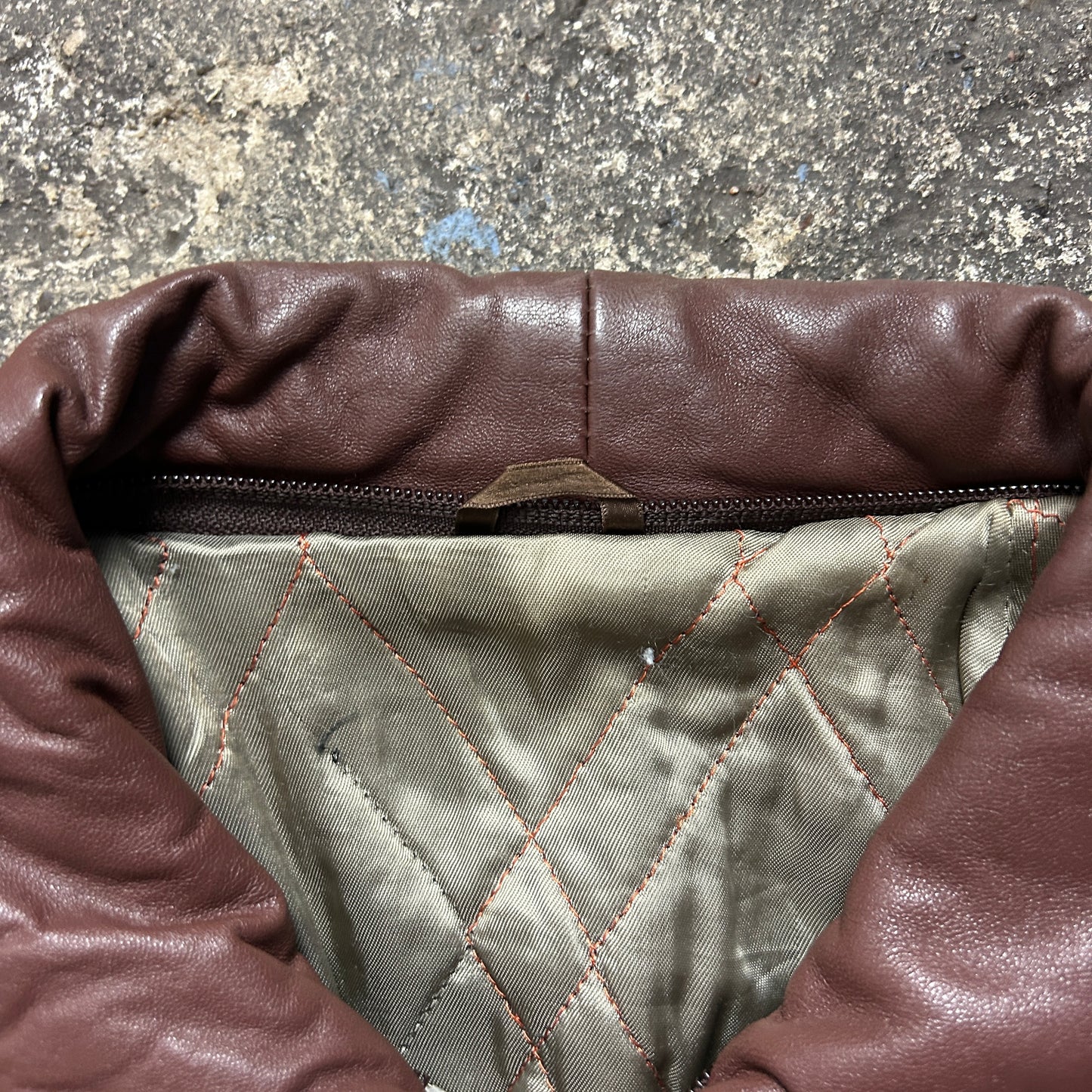 Vintage Leather Jacket (L)