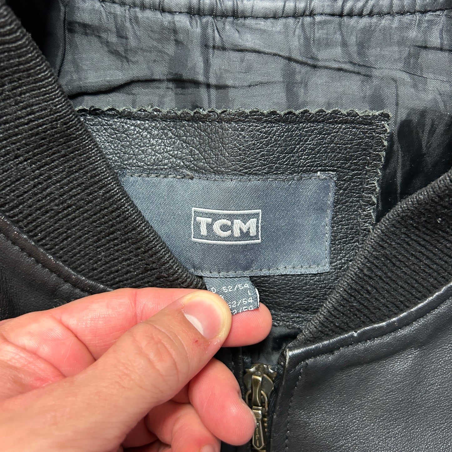 Vintage Leather Jacket (XL)