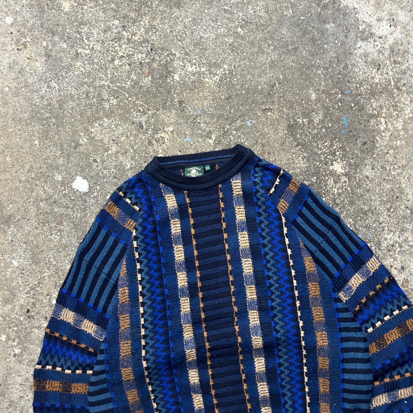 Vintage Coogi Style Knit Sweater (XXL)