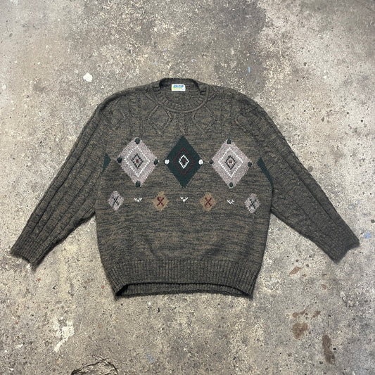 Vintage Knit Sweater (XL)