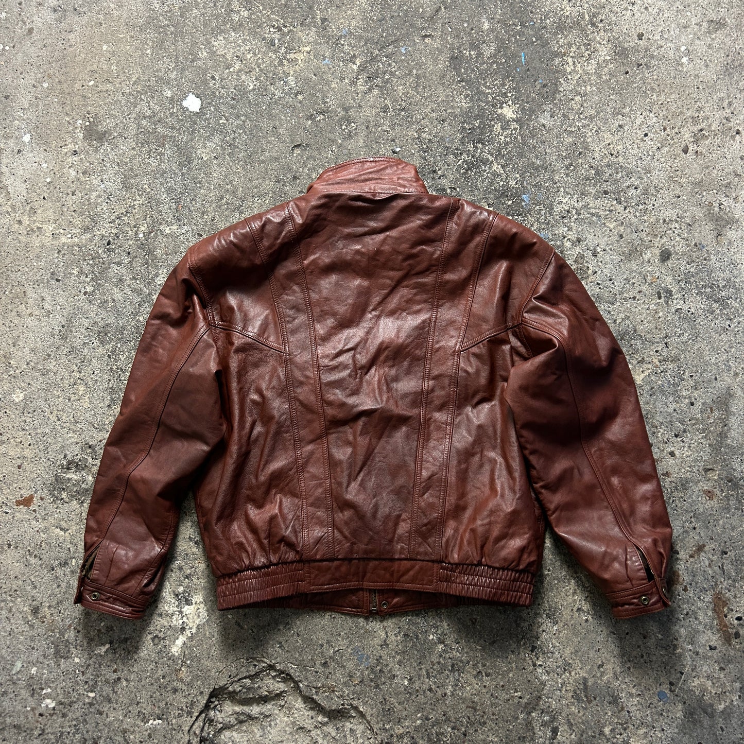 Vintage Leather Jacket (XXL)