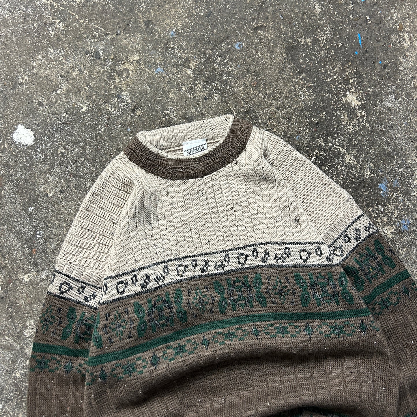 Vintage Knit Sweater (M)