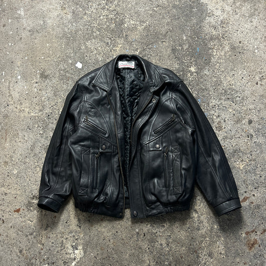 Vintage Leather Jacket (XL)