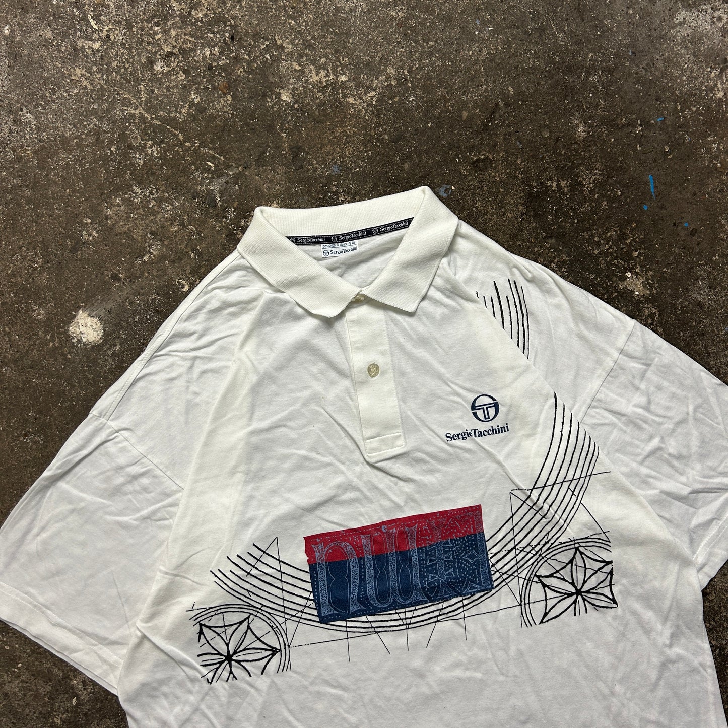 Vintage Sergio Tacchini Polo Shirt (XL)