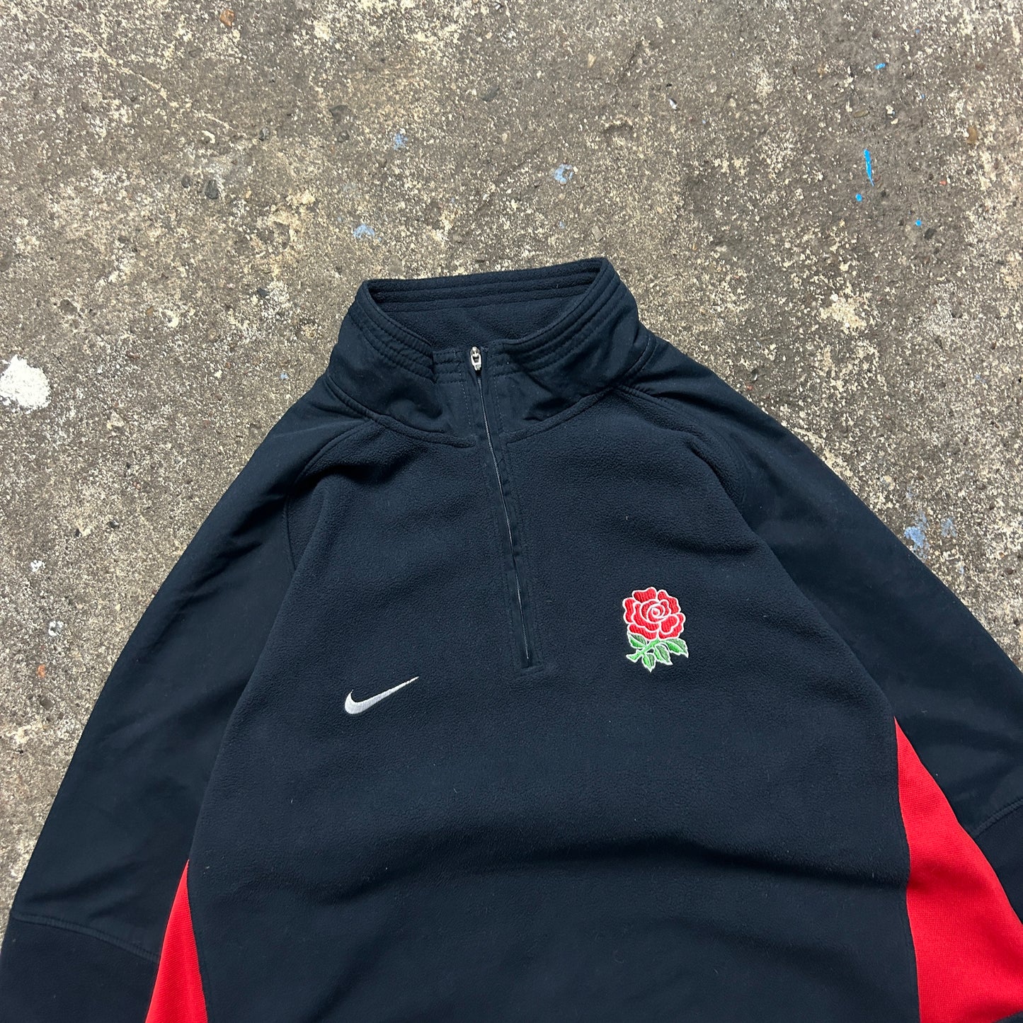 Vintage Nike England Rugby Fleece Sweater (XL)