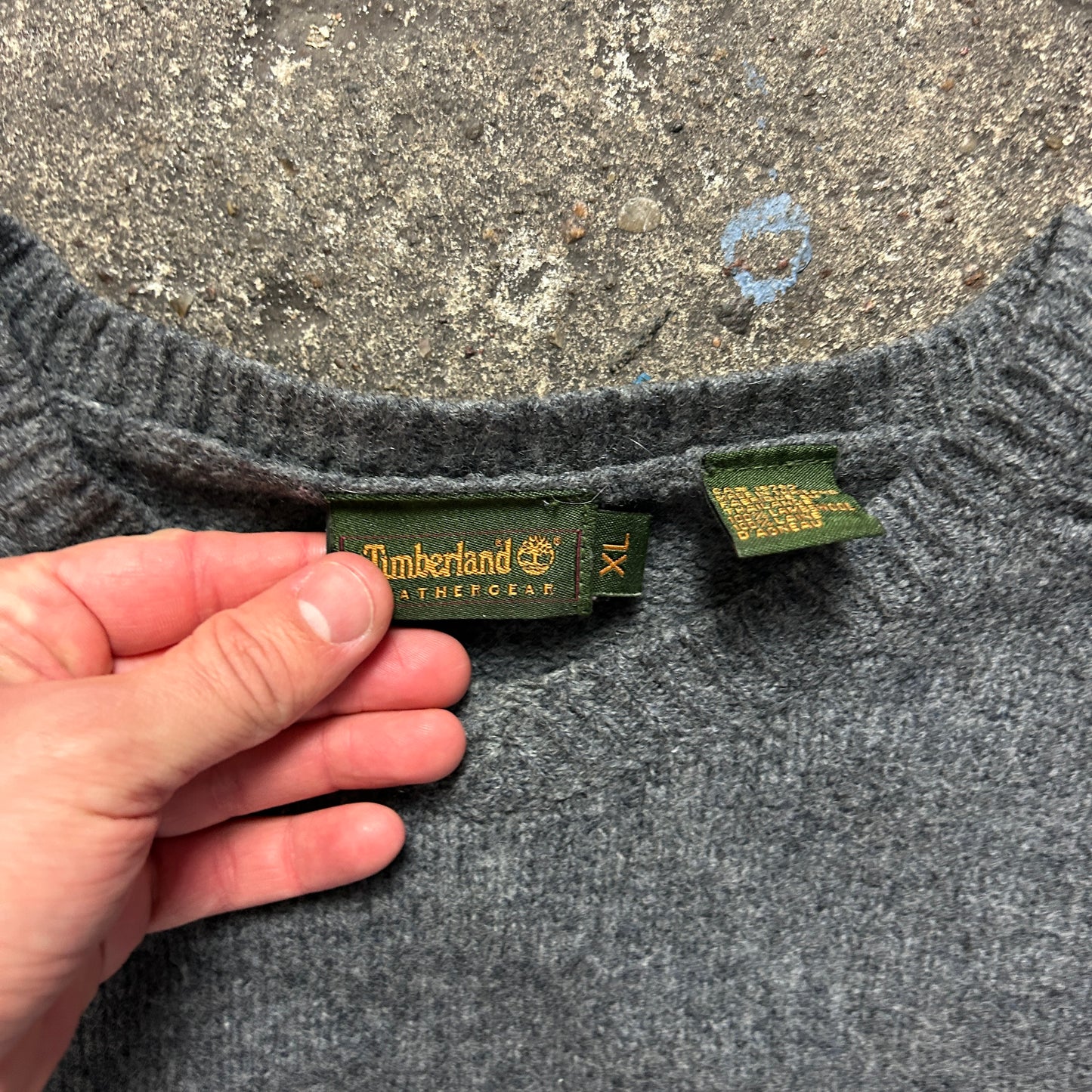 Vintage Timberland Knit Sweater (XL)