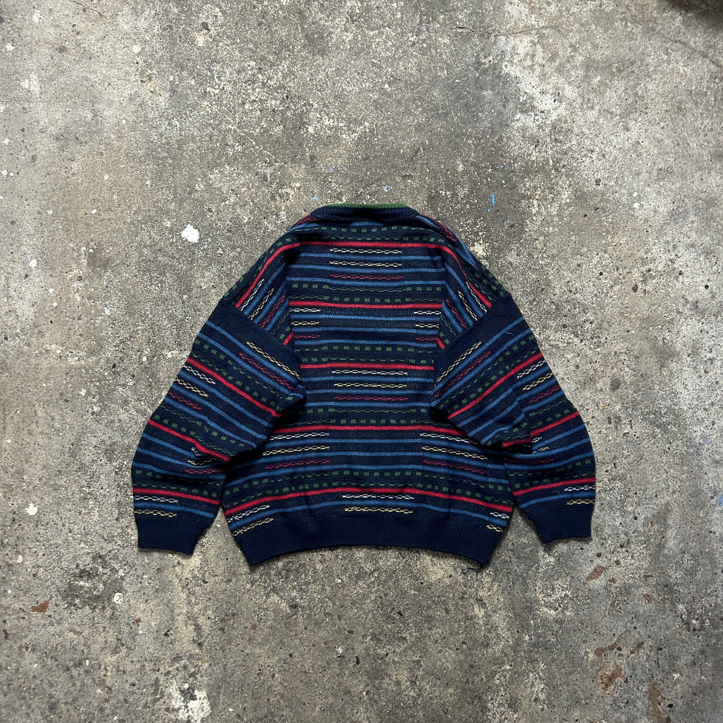 Vintage Coogi Style Knit Sweater (XL)