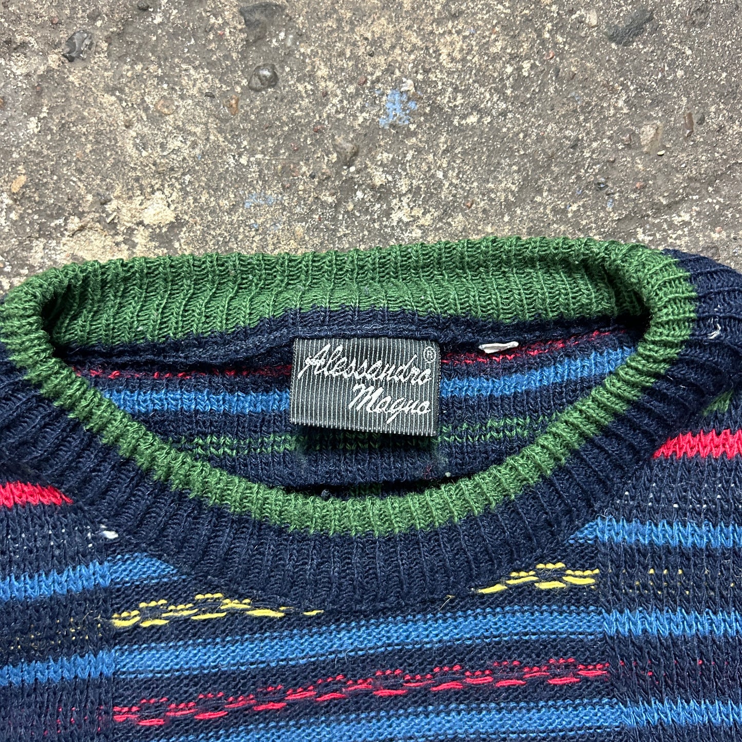 Vintage Coogi Style Knit Sweater (XL)