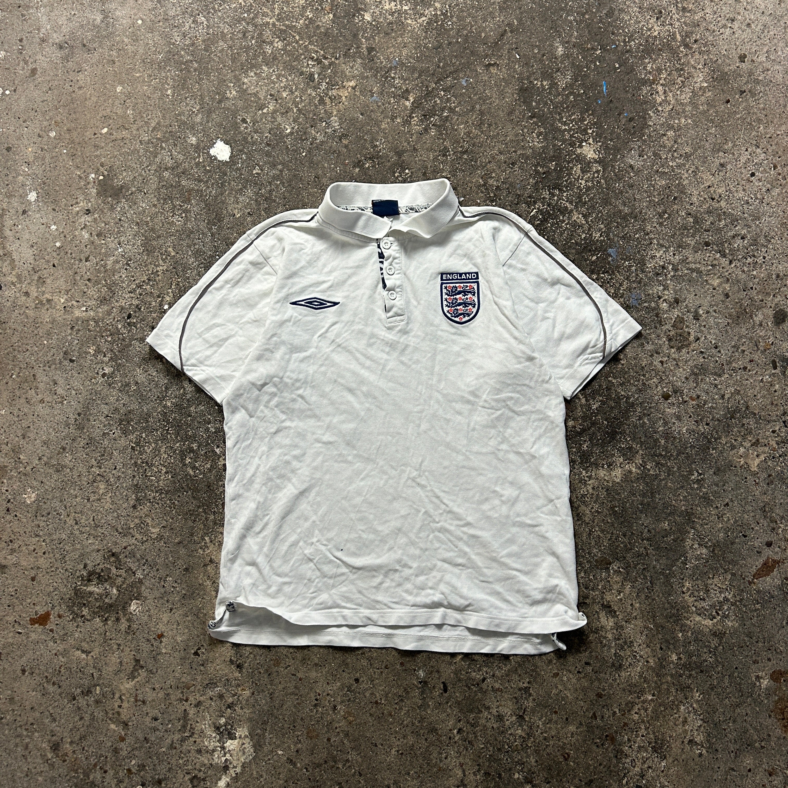 Vintage Umbro England Polo Shirt (L)