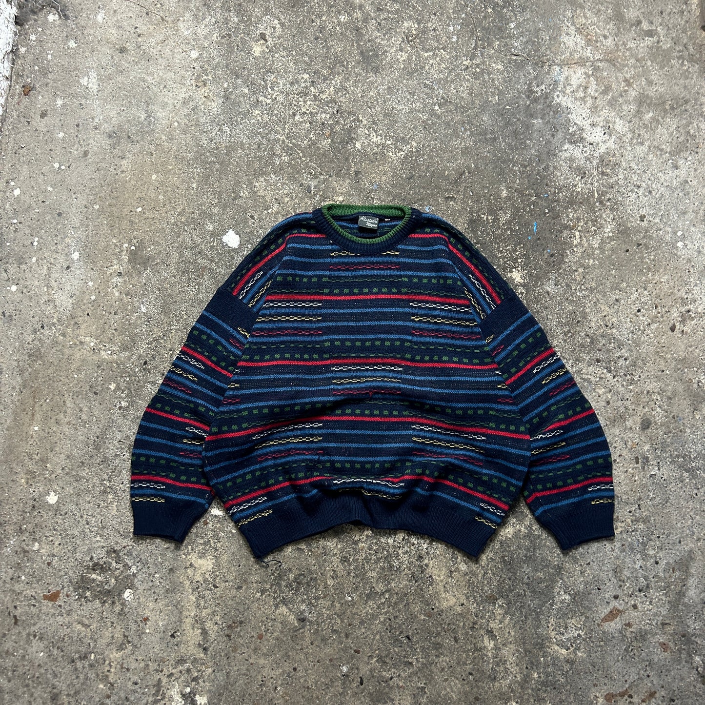 Vintage Coogi Style Knit Sweater (XL)