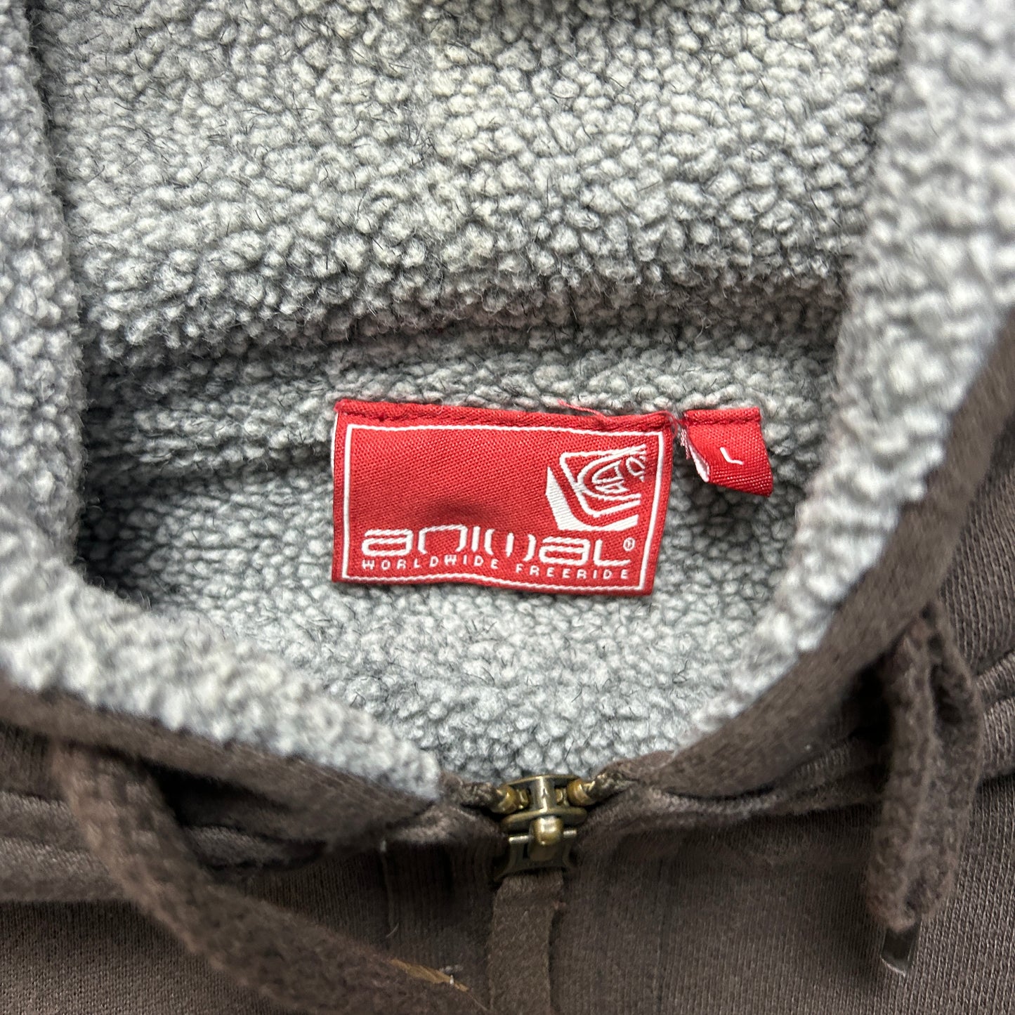 Vintage Animal Heavy Zipper (L)