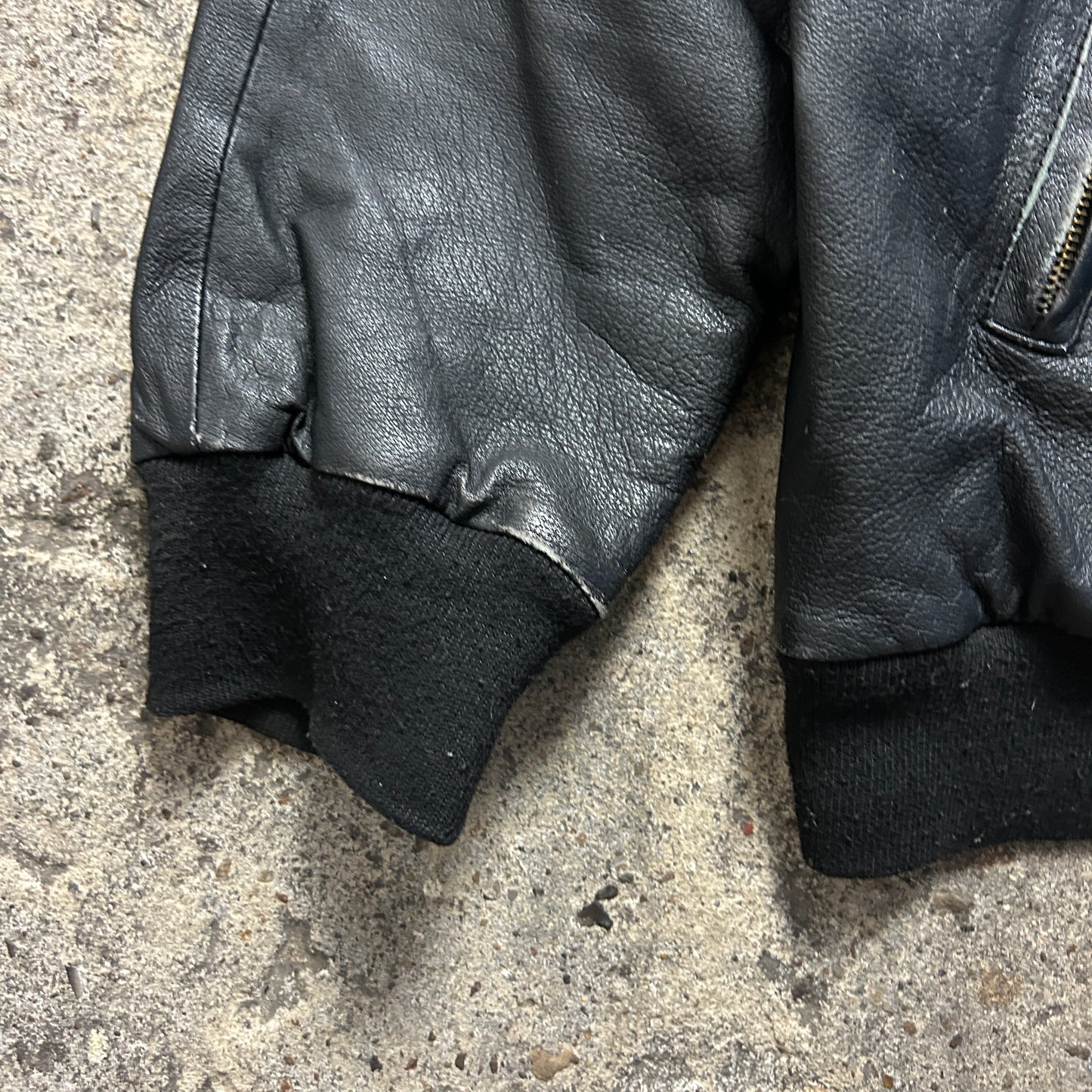 Vintage Leather Jacket (XL)