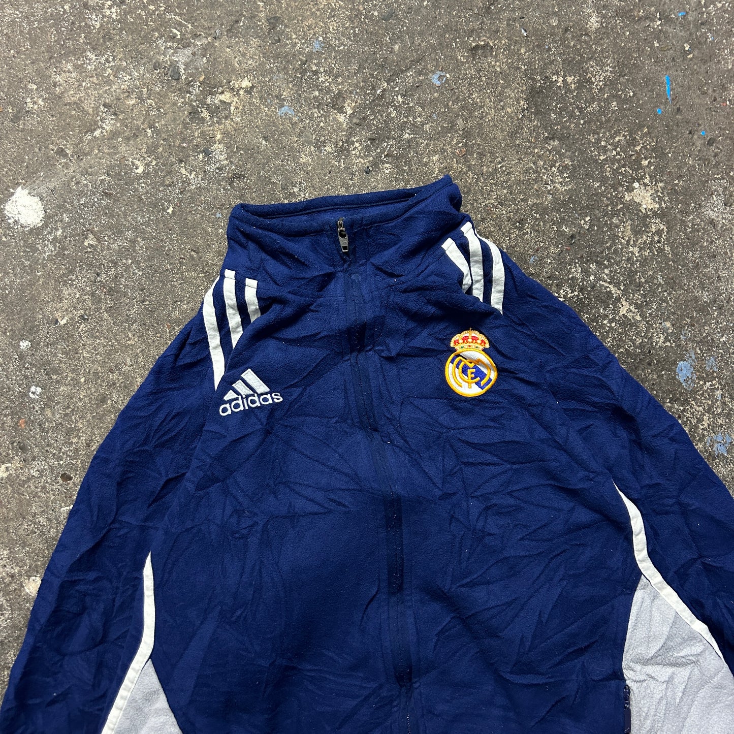 Vintage Adidas Real Madrid Fleece Zipper (M)