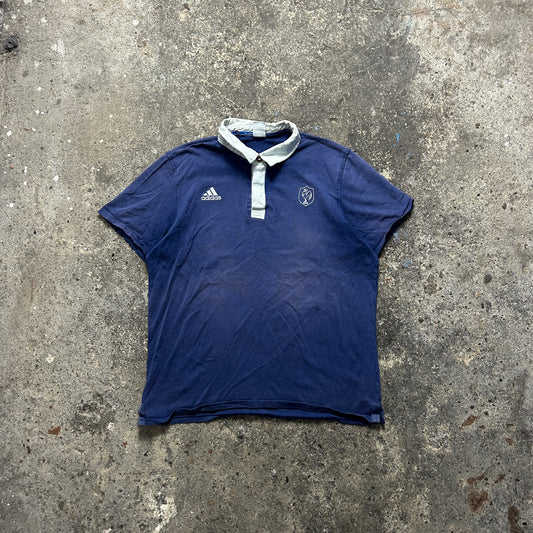 Vintage Adidas France Polo Shirt (XL)