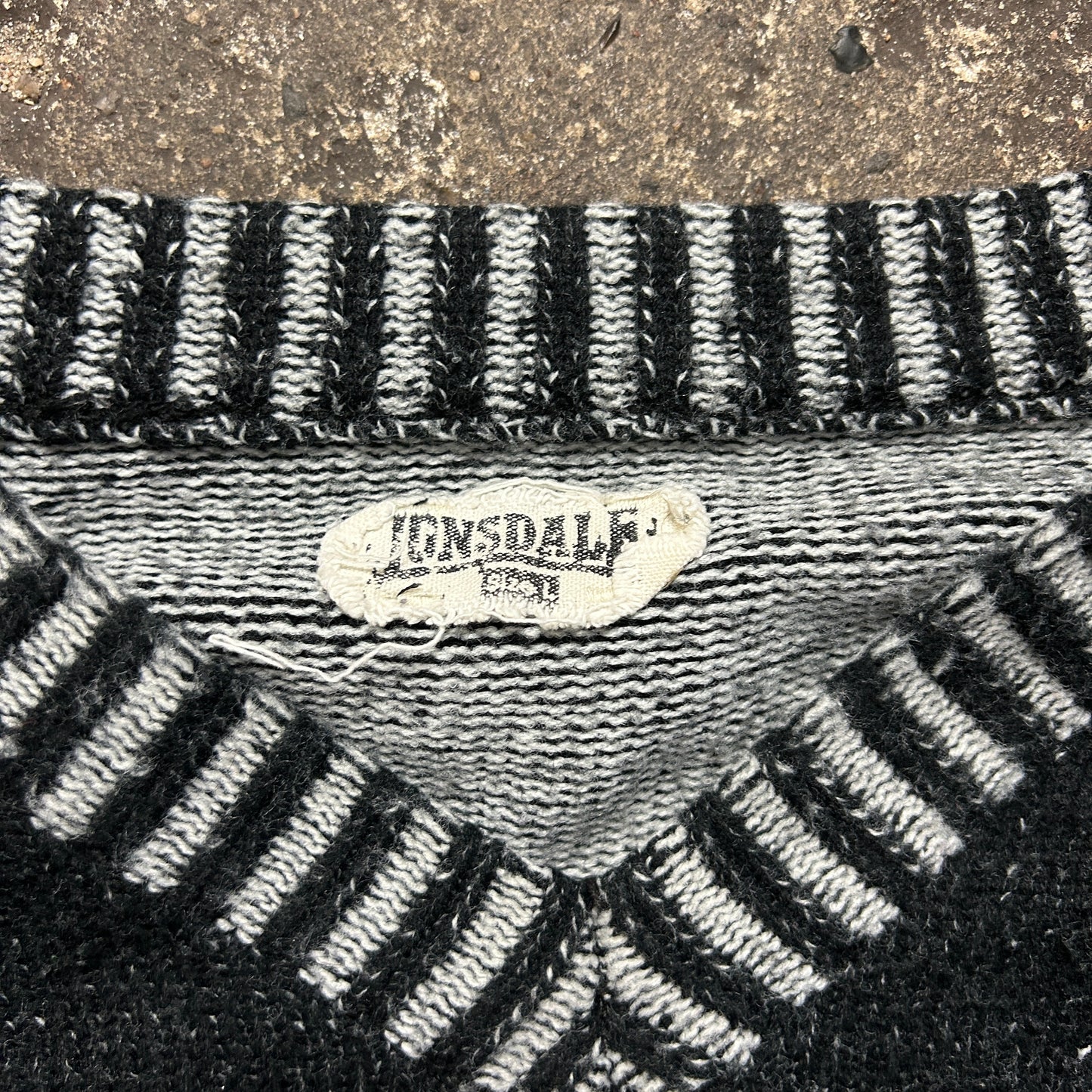 Vintage Lonsdale Knit Sweater (L)