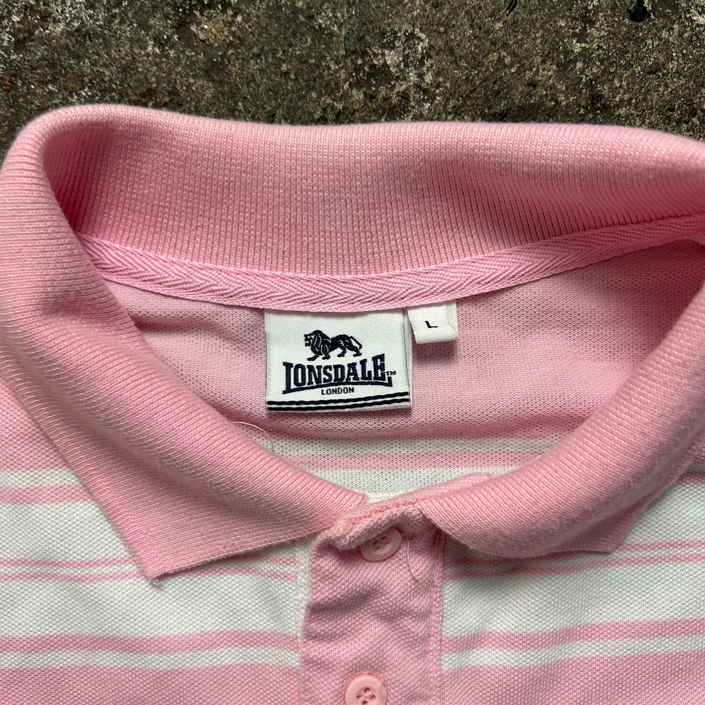 Vintage Lonsdale Polo Shirt (L)