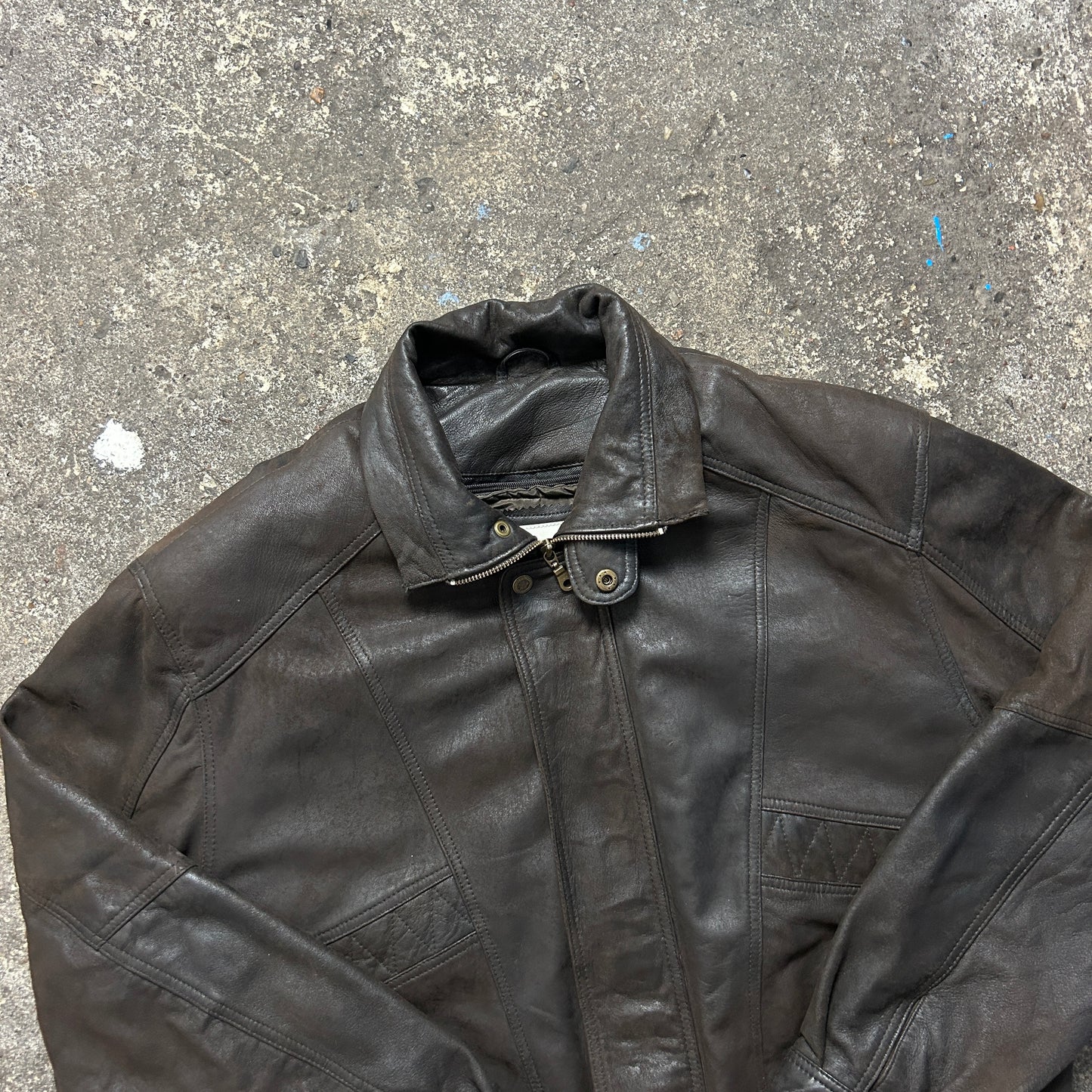 Vintage Leather Jacket (L)