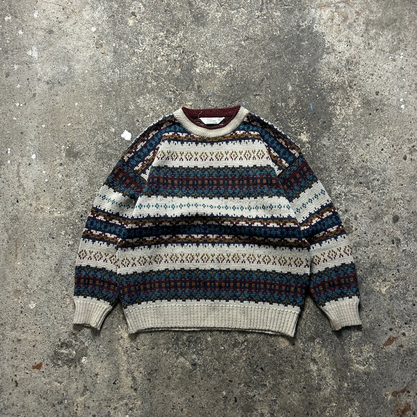 Vintage Knit Sweater (L)